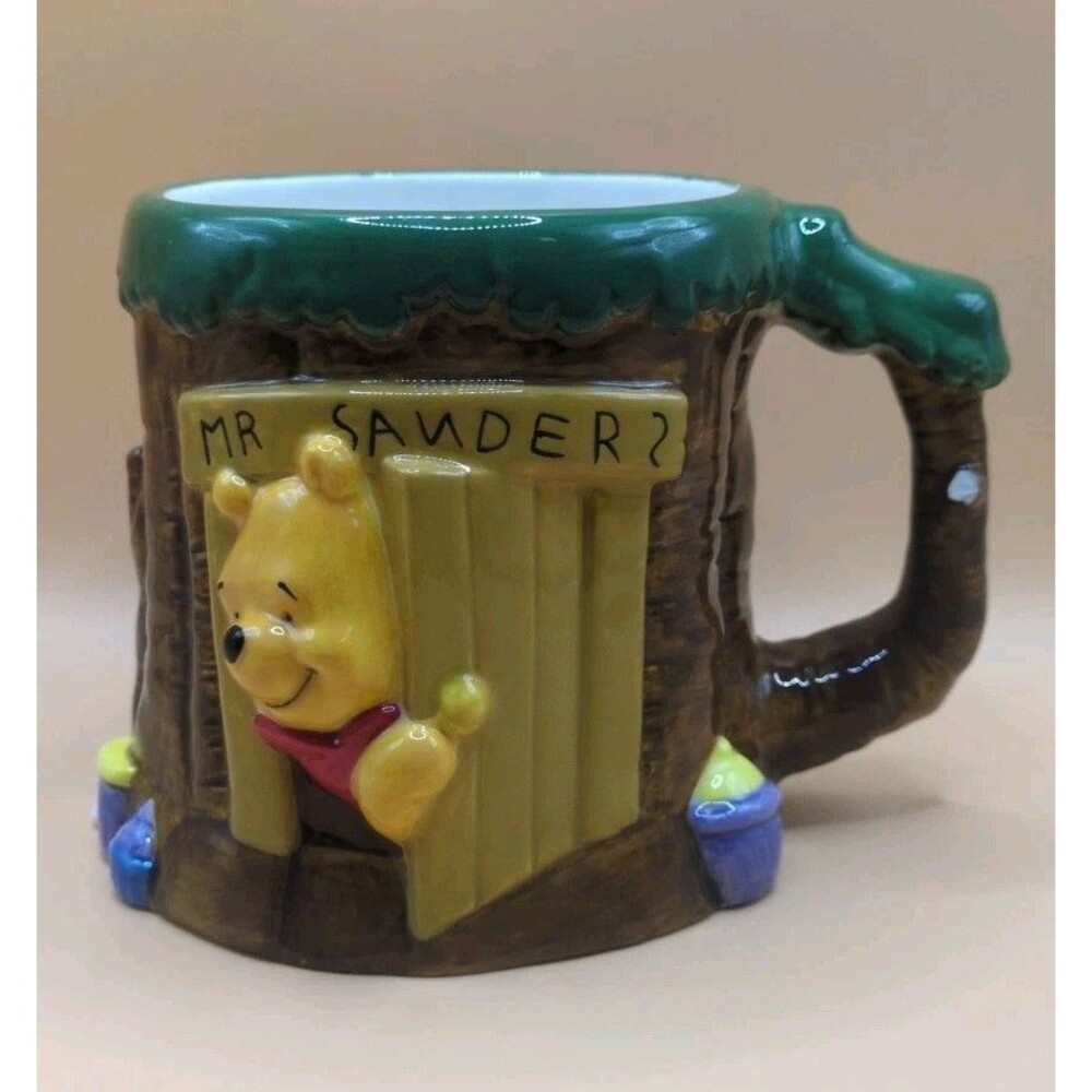 Disney Store Winnie The Pooh Mr Sanders 3D Mug NEW